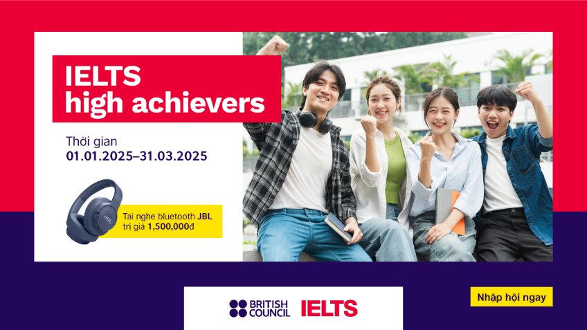 HOT ! HOT ! HOT ! HỘI ĐỒNG ANH THƯỞNG LỚN CHO THÍ SINH ĐẠT IELTS 8.0 TRỞ LÊN